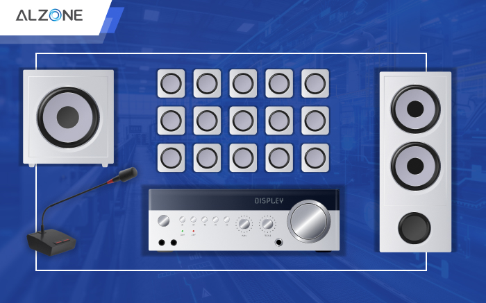 Thành phần chính của hệ thống âm thanh công nghiệp